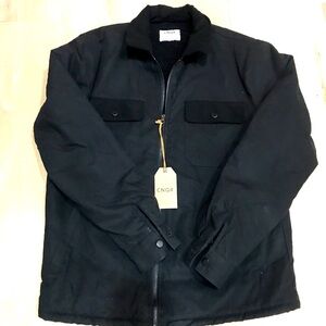 CNQR Sherpa Shirt Jacket Men Size M Cotton NWT